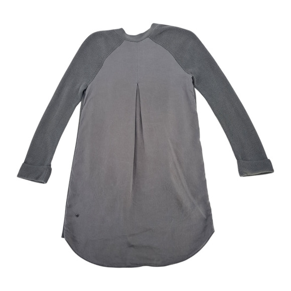Lululemon Still At Ease Wrap Cardigan Pockets Grey Sage Women's Size 4 - Picture 2 of 4